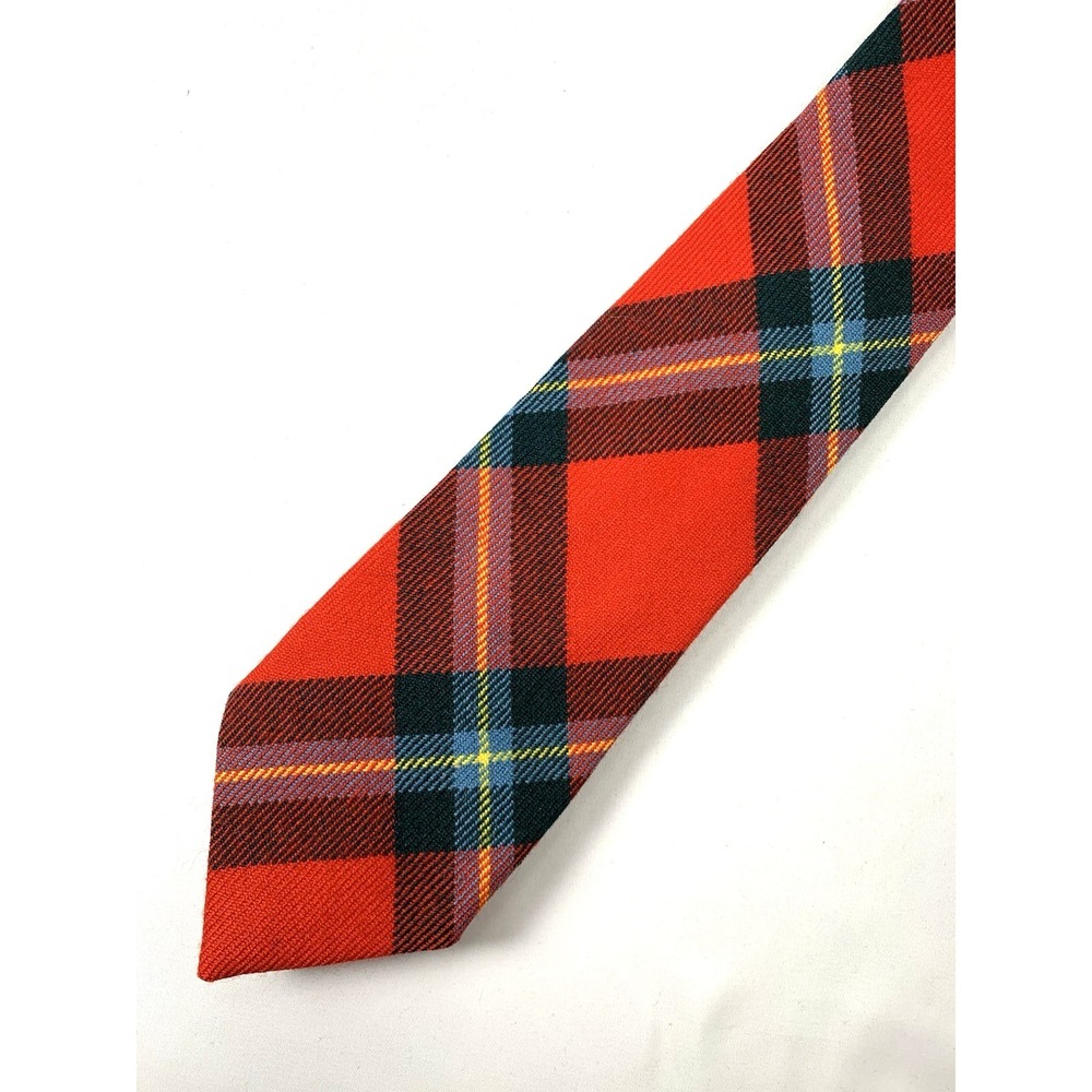 Lochcarron Scottish Wool Necktie Maclaine Lochbuie Tartan 2 7/8 X 53"